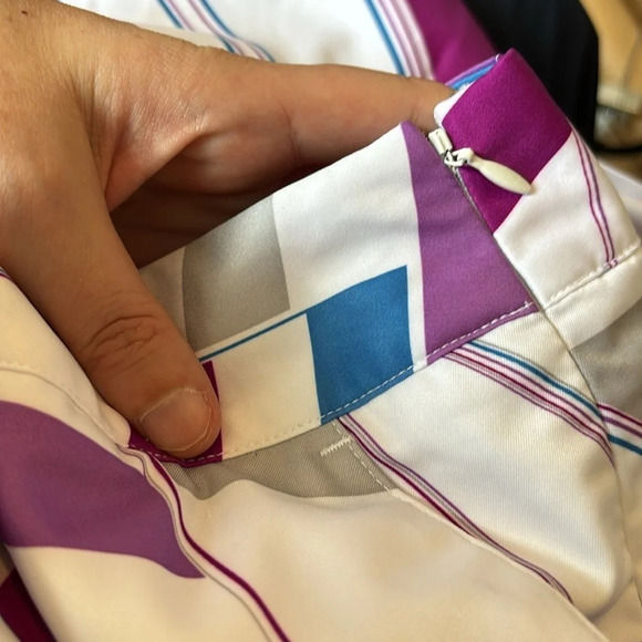 Adidas Climacool women’s white and purple golf skort size 8 - Picture 9 of 9